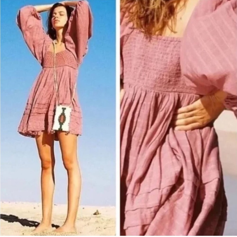 Free People Ari Crochet Mini Dress Size Small